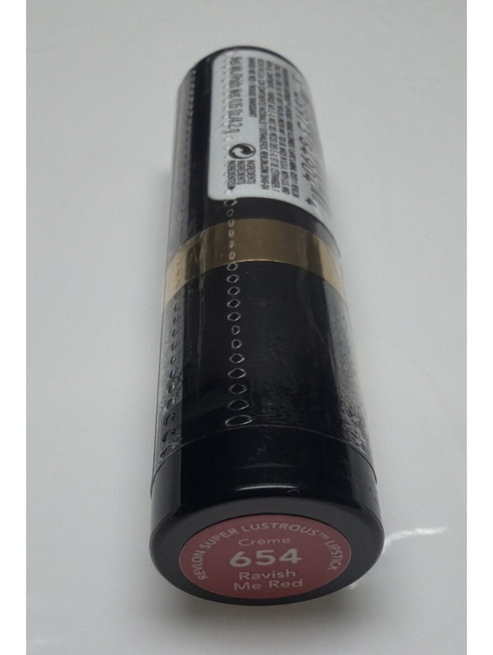 Revlon Super Lustrous Lipstick Ravish Me Red # 654 New Sealed Made In USA